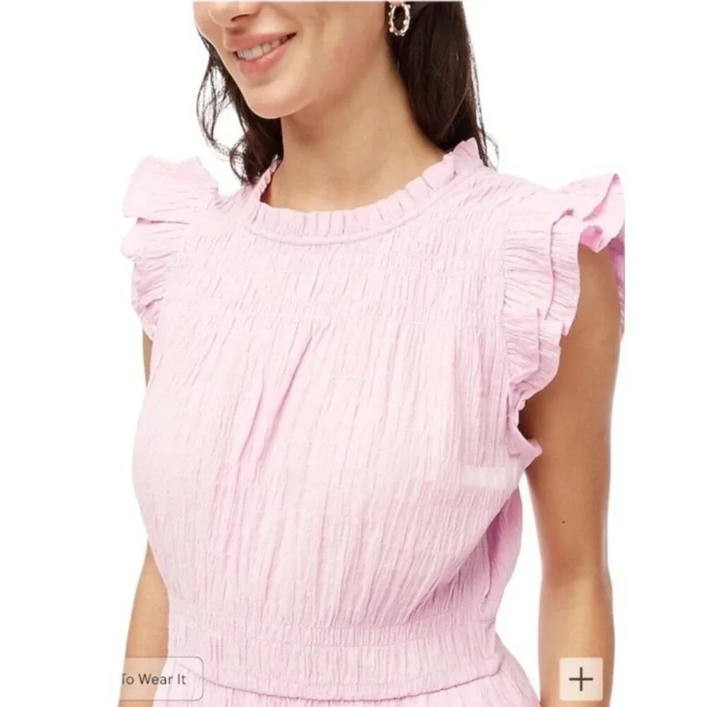 J. Crew Pink Dress NEW BY516 Small Imperfection* NWTS $98 Spring Summer X - Picture 2 of 13